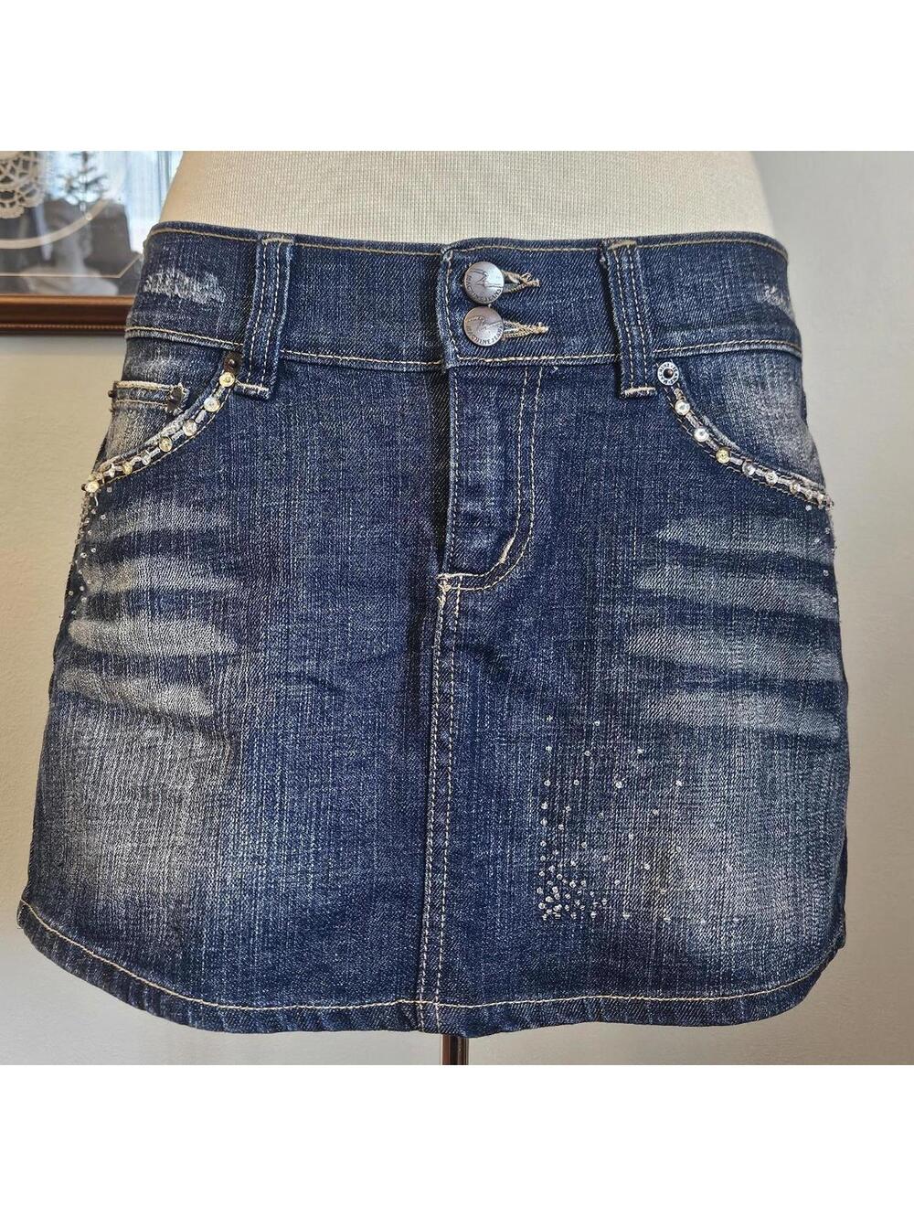 VTG Y2K Beaded & Sequin Mini Machine Large